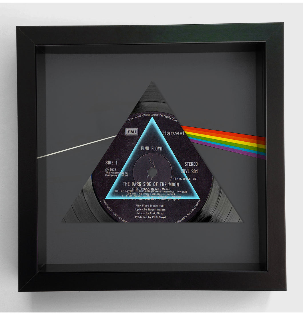 Pink Floyd - Dark Side of the Moon - Prism Vinyl Record Art 1973