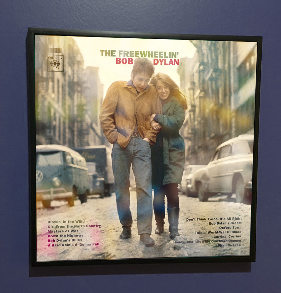 Bob Dylan - Freewheelin' Bob Dylan - Framed Album Artwork Sleeve 1963
