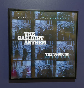 The Gaslight Anthem - 59 Sound Sessions - Framed Original LP Artwork Sleeve 2018
