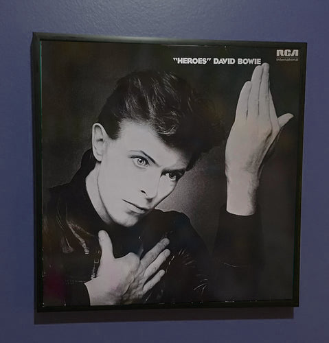 David Bowie - Heroes - Framed Original Album Artwork Sleeve 1977