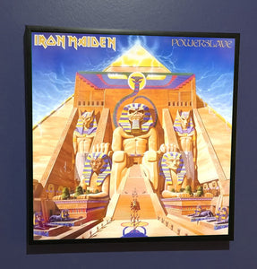 Iron Maiden - Powerslave - Framed Original LP Artwork Sleeve 1984