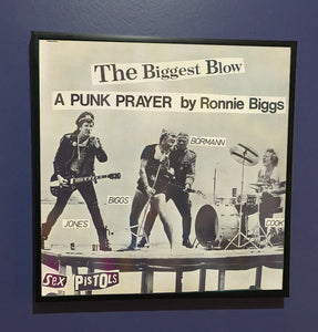 The Sex Pistols - The Biggest Blow / My Way - Framed 12" Single Artwork Sleeve 1978