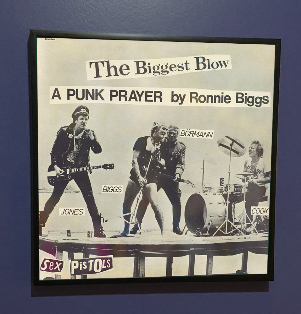 The Sex Pistols - The Biggest Blow / My Way - Framed 12