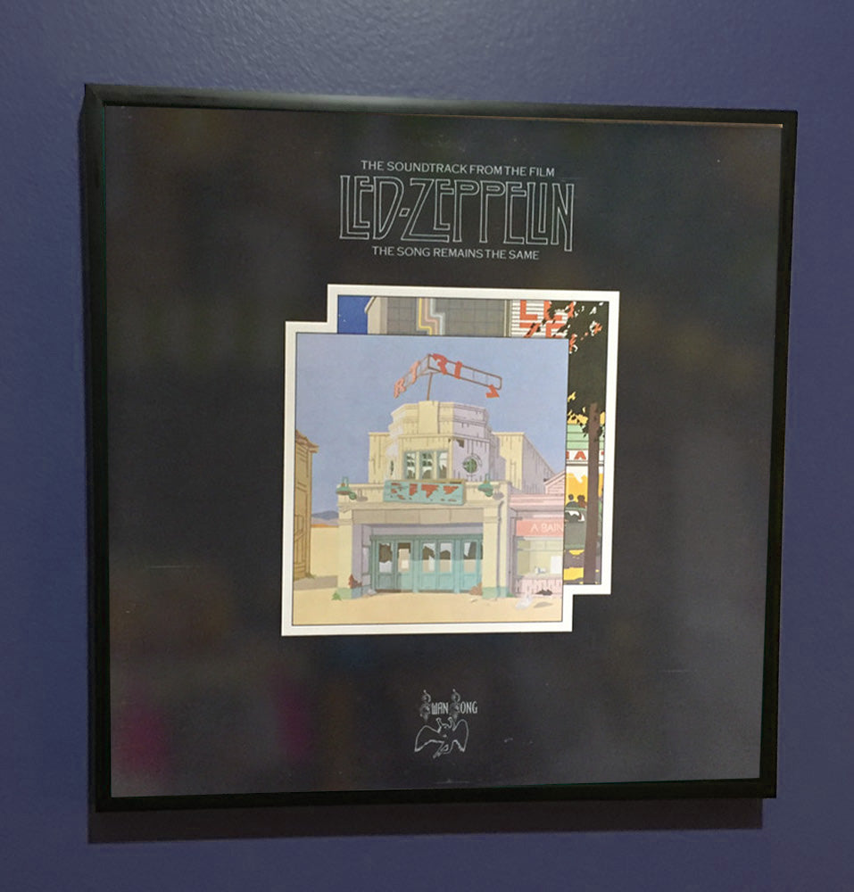 Led Zeppelin The Song Remains The Same Framed Original Album Artwork Sleeve 1978