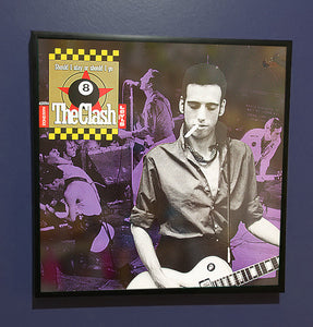 The Clash - Should I Stay or Should I Go - Framed Original 12" Single Artwork Sleeve 1991