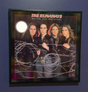 The Runaways - Waitin' For the Night - Framed Album Artwork Sleeve 1977