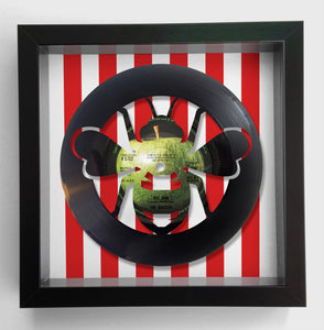 Brentford - Hey Jude by The Beatles - Original Vinyl Record Art 1968
