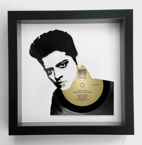 Bruno Mars - Doo Wops & Hooligans - Original Framed Vinyl Record Art 2010