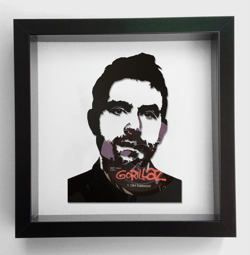 Damon Albarn of Gorillaz - Clint Eastwood - Original Vinyl Record Art 2001