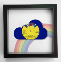 Ladda upp bild till gallerivisning, ELO - Jeff Lyne - Mr Blue Sky - Cloud - Blue Vinyl Record Art 1978