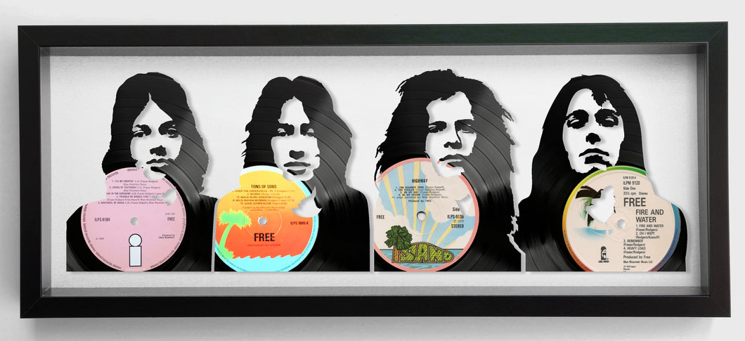 Free - LP Collection - Limited Edition - Original Vinyl Record Art