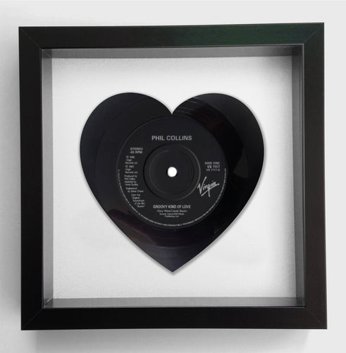 Phil Collins - Groovy Kind of Love - Framed Vinyl Record Art 1988