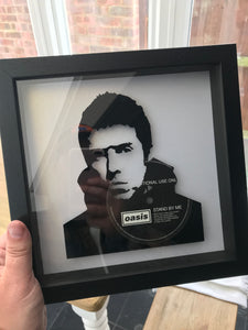 Liam Gallagher Oasis - Stand By Me - Original Framed Vinyl Record Art 1997