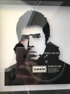 Liam Gallagher Oasis - Stand By Me - Original Framed Vinyl Record Art 1997