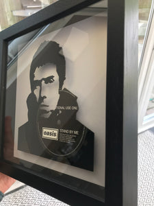 Liam Gallagher Oasis - Stand By Me - Original Framed Vinyl Record Art 1997