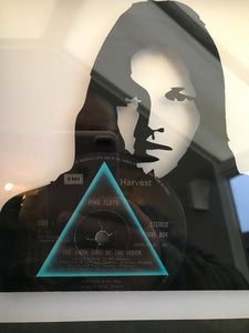 David Gilmour - Pink Floyd - Dark Side of the Moon - Vinyl Art 1973