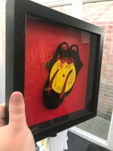 Load image into Gallery viewer, The Rolling Stones &#39;It&#39;s Only Rock and Roll&#39; Lips Vinyl Record Art 1974