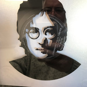 John Lennon - The Beatles - Strawberry Fields Vinyl Art 1967