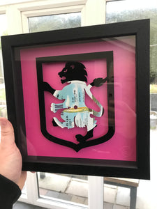 Aston Villa Football Club - Hi Ho Silver Lining by Jeff Beck Vinyl Record Art 1967