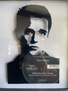 Brandon Flowers from The Killers - When You Were Young - Original Vinyl Record Art 2006