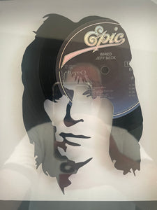 Jeff Beck - Wired - Framed Original Vinyl Record Art 1976