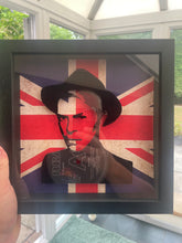 Load image into Gallery viewer, David Bowie - Fashion with Union Jack Background - Original Vinyl Record Art 1980