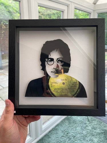 John Lennon - Shaved Fish - Vinyl Record Art 1975