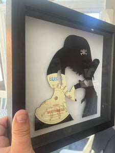 Lemmy from Motorhead - No Remorse - Vinyl Silhouette Record Art 1984