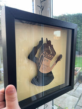 Afbeelding in Gallery-weergave laden, AC/DC - Angus Young - Back in Black - Vinyl Record Art 1982