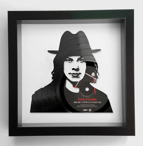 Jack White of The White Stripes - Blue Orchid Original Vinyl Record Art 2005