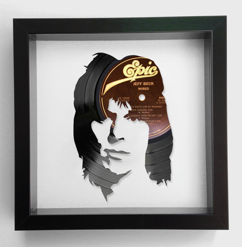 Jeff Beck - Wired - Framed Original Vinyl Record Art 1976