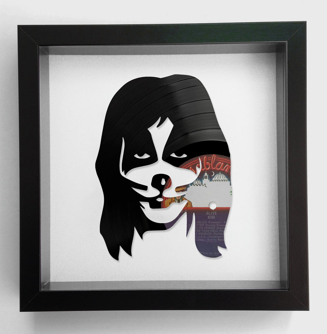 Kiss - Alive II - Peter Criss -  Vinyl Record Art 1977