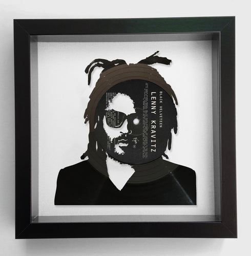 Lenny Kravitz - Black Velveteen Original Vinyl Record Art 1999