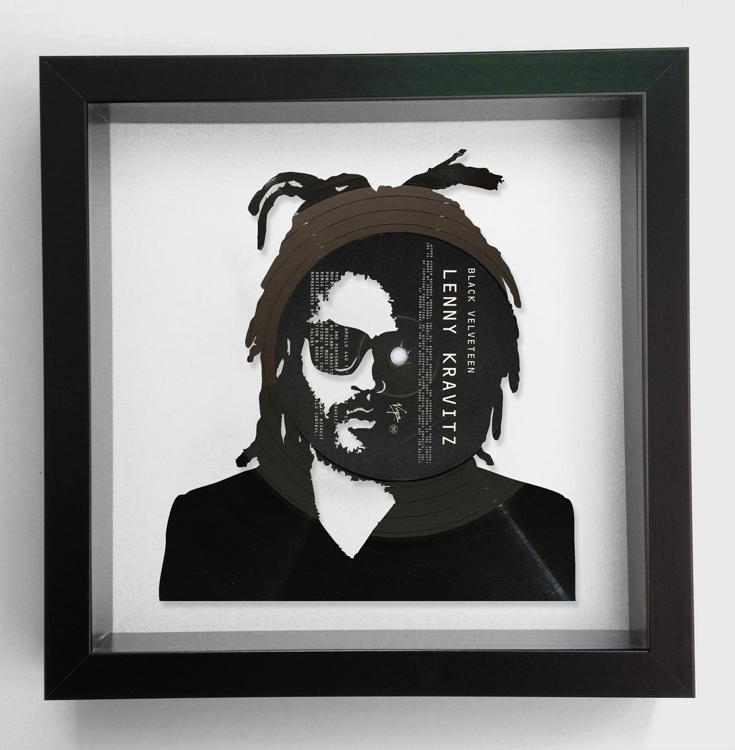 Lenny Kravitz - Black Velveteen Original Vinyl Record Art 1999