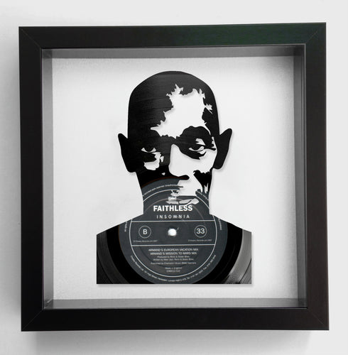 Maxi Jazz from Faithless - Insomnia - Original Framed Vinyl Record Art 1997