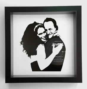 Wedding Couple - 500 Miles Wedding Vinyl Record Art