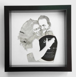 Wedding Couple - 500 Miles Wedding Vinyl Record Art