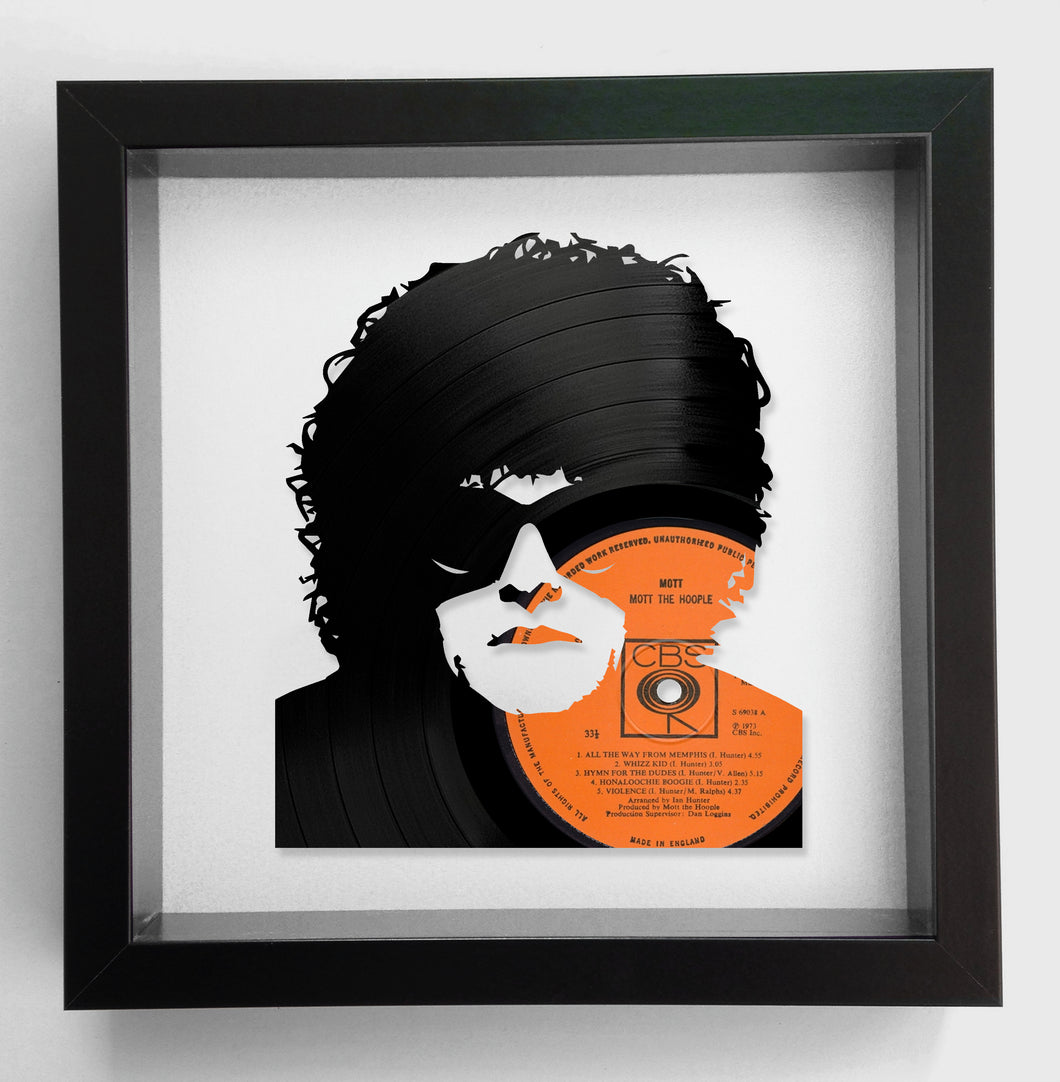 Ian Hunter from Mott The Hoople - Mott -  Original Vinyl Record Art 1973