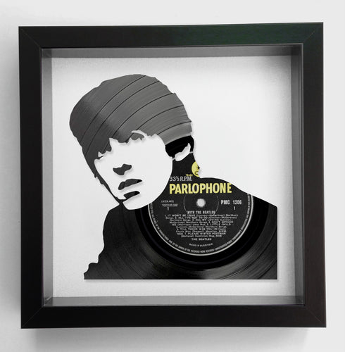 George Harrison from Beatles - With the Beatles Original LP Vinyl Art 1963