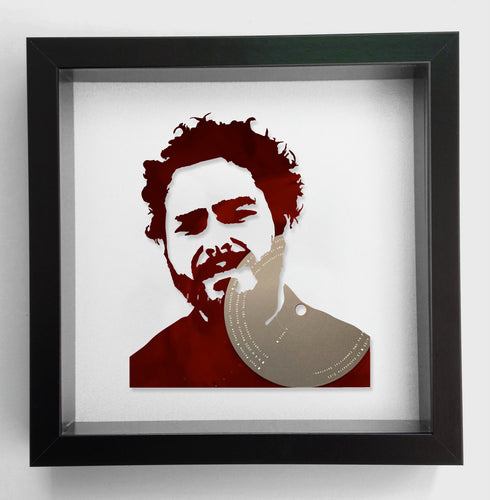 Post Malone - Twelve Carat Toothache - Framed Red Vinyl Record Art 2022