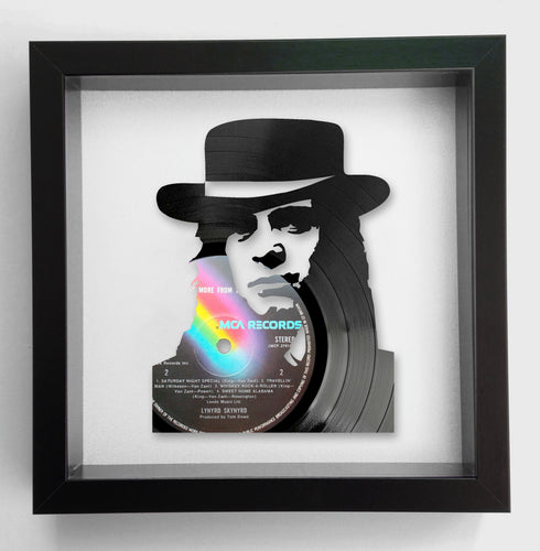 Ronnie Van Zant from Lynyrd Skynyrd - One More for the Road - Original Vinyl Record Art 1976