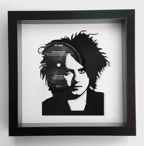 Robert Smith of The Cure - In Between Days - Vinyl Record Art 1985
