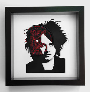 Robert Smith of The Cure - In Between Days - Vinyl Record Art 1985