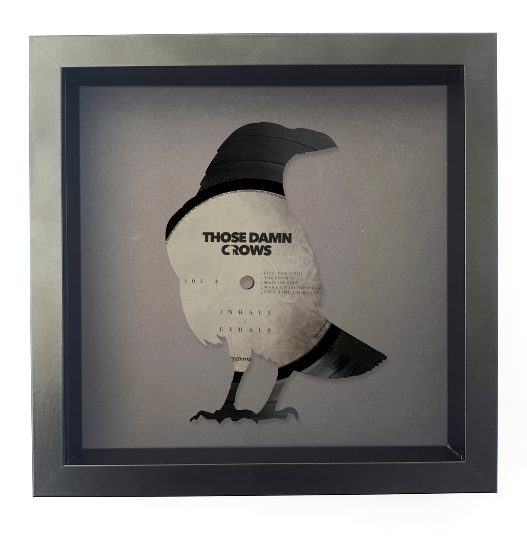 Those Damn Crows - Inhale/Exhale Original Vinyl Record Art 2023