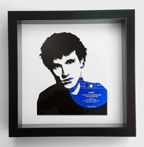 Tim Booth from James - Born of Frustration Original Framed Vinyl Record Art 1992