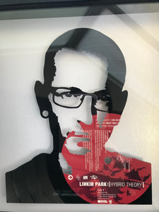 Chester Bennington of Linkin Park - Hybrid Theory Vinyl Record Art 2000