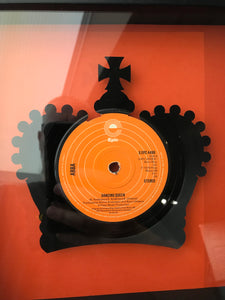 Abba - Dancing Queen - Crown - Vinyl Record Art 1976