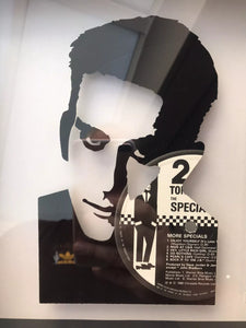 Terry Hall from The Specials - More Specials - Original Vinyl Record Art 1980