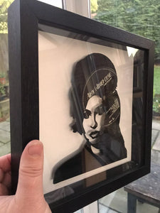 Amy Winehouse - Back to Black - Original Vinyl Record Art 2006