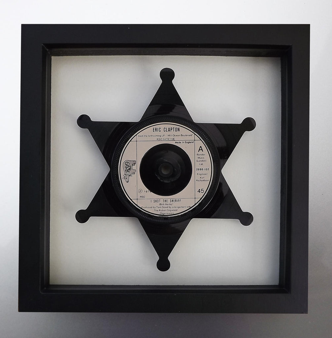 Eric Clapton - I Shot the Sheriff - Vinyl Record Art 1974